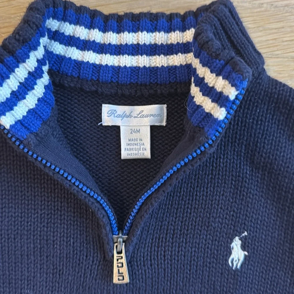 Ralph Lauren Navy Kids Sweater